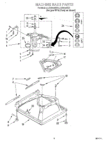 05 - Machine Base parts for Whirlpool Washer LSC9355EZ1 from AppliancePartsPros.com