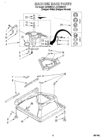 06 - Machine Base parts for Whirlpool Washer LSC9355BZ1 from AppliancePartsPros.com
