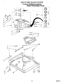 06 - Machine Base parts for Whirlpool Washer LSC9355BZ0 from AppliancePartsPros.com