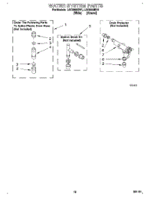 10 - Water System parts for Whirlpool Washer LSC9355BN1 from AppliancePartsPros.com