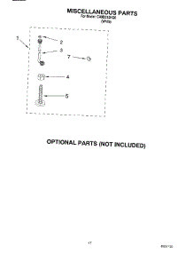 13 - Miscellaneous, Optional parts for Whirlpool Washer CAM2752KQ0 from AppliancePartsPros.com