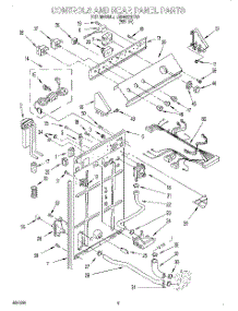 02 - Controls And Rear Panel parts for Whirlpool Washer LSR4311DQ0 from AppliancePartsPros.com