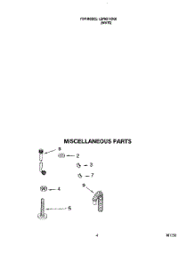 03 - Miscellaneous parts for Whirlpool Washer LSR4311DQ0 from AppliancePartsPros.com