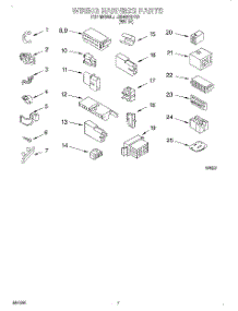 05 - Wiring Harness parts for Whirlpool Washer LSR4311DQ0 from AppliancePartsPros.com