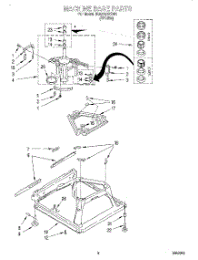 06 - Machine Base parts for Whirlpool Washer 3CA2781XSW1 from AppliancePartsPros.com