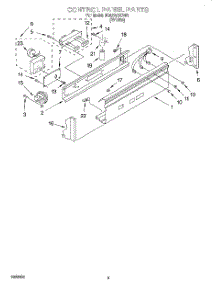 07 - Control Panel parts for Whirlpool Washer 3CA2781XSW1 from AppliancePartsPros.com