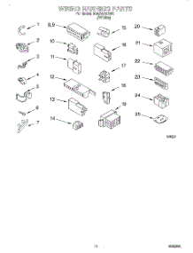 08 - Wiring Harness parts for Whirlpool Washer 3CA2781XSW1 from AppliancePartsPros.com