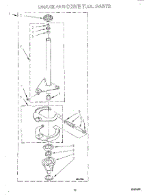 10 - Brake And Drive Tube parts for Whirlpool Washer 3CA2781XSW1 from AppliancePartsPros.com