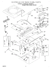 02 - Controls And Rear Panel parts for Whirlpool Washer LCR5232DQ0 from AppliancePartsPros.com
