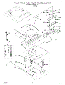 02 - Controls And Rear Panel parts for Whirlpool Washer LCR5232HQ0 from AppliancePartsPros.com