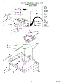 05 - Machine Base parts for Whirlpool Washer LSR5233EQ1 from AppliancePartsPros.com