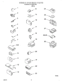 06 - Wiring Harness parts for Whirlpool Washer BYCW4271W0 from AppliancePartsPros.com