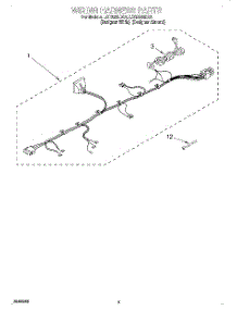 06 - Wiring Harness parts for Whirlpool Washer LCR5232DZ3 from AppliancePartsPros.com