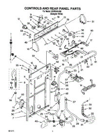 02 - Controls And Rear Panel parts for Whirlpool Washer GSW9545JQ0 from AppliancePartsPros.com