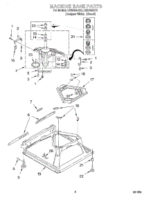 05 - Machine Base parts for Whirlpool Washer LSN2000JT0 from AppliancePartsPros.com