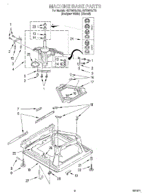 05 - Machine Base parts for Whirlpool Washer GST9675JT0 from AppliancePartsPros.com