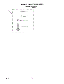 10 - Miscellaneous, Lit / Optional parts for Whirlpool Washer LSR5232DW0 from AppliancePartsPros.com