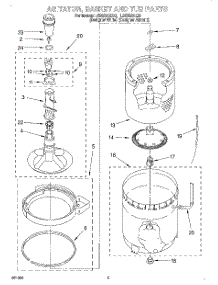 03 - Agitator, Basket And Tub parts for Whirlpool Washer LSS9244EZ0 from AppliancePartsPros.com