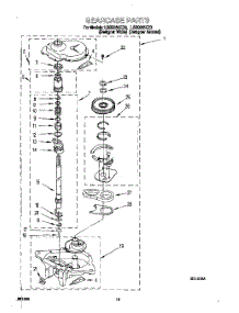 09 - Gearcase parts for Whirlpool Washer LSS9244EQ0 from AppliancePartsPros.com