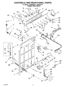 02 - Controls And Rear Panel parts for Whirlpool Washer LSQ9645KT0 from AppliancePartsPros.com