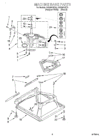 05 - Machine Base parts for Whirlpool Washer GSQ9612KQ0 from AppliancePartsPros.com
