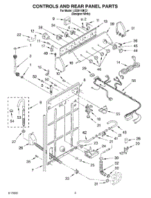 02 - Controls And Rear Panel parts for Whirlpool Washer LSQ9110KQ1 from AppliancePartsPros.com