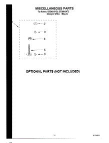 10 - Miscellaneous, Optional parts for Whirlpool Washer GSQ9612KQ2 from AppliancePartsPros.com