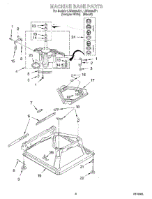 05 - Machine Base parts for Whirlpool Washer LSN2000JT1 from AppliancePartsPros.com