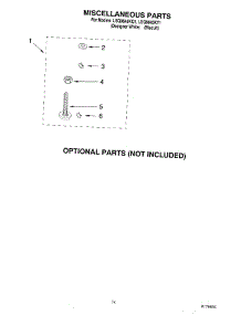 10 - Miscellaneous, Optional parts for Whirlpool Washer LSQ9645KT1 from AppliancePartsPros.com