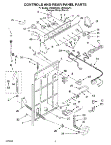 02 - Controls And Rear Panel parts for Whirlpool Washer LSQ9665JT4 from AppliancePartsPros.com