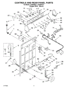 02 - Controls And Rear Panel parts for Whirlpool Washer LSQ9645KQ1 from AppliancePartsPros.com