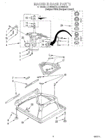 05 - Machine Base parts for Whirlpool Washer LSC8244EZ0 from AppliancePartsPros.com