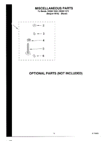 10 - Miscellaneous, Optional parts for Whirlpool Washer GSQ9611KT2 from AppliancePartsPros.com