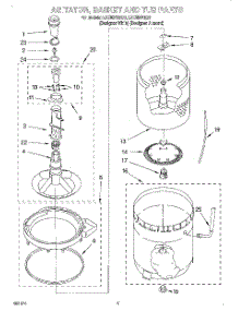 03 - Agitator, Basket And Tub parts for Whirlpool Washer LSC8244EQ0 from AppliancePartsPros.com