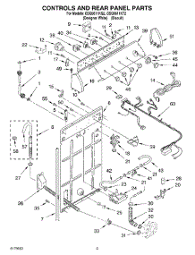 02 - Controls And Rear Panel parts for Whirlpool Washer GSQ9611KQ2 from AppliancePartsPros.com