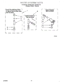 09 - Water System parts for Whirlpool Washer GSQ9611KQ0 from AppliancePartsPros.com