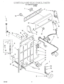 02 - Controls And Rear Panel parts for Whirlpool Washer RAB4132HQ0 from AppliancePartsPros.com