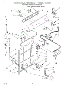 02 - Controls And Rear Panel parts for Whirlpool Washer LSR7200EZ0 from AppliancePartsPros.com