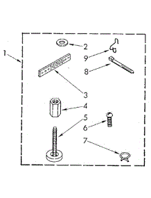 Miscellaneous parts for Whirlpool Washer LA5300XSG1 from AppliancePartsPros.com