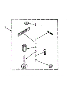 Miscellaneous parts for Whirlpool Washer LA9800XSN2 from AppliancePartsPros.com