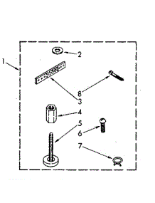 Miscellaneous parts for Whirlpool Washer LA9800XSN1 from AppliancePartsPros.com