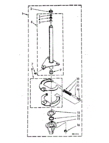 Brake And Drive Tube parts for Whirlpool Washer LA9800XSN1 from AppliancePartsPros.com