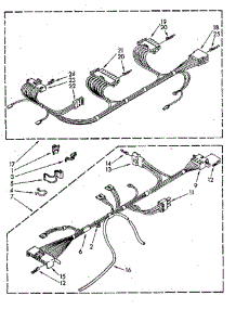 Wiring Harness parts for Whirlpool Washer LA9800XSN2 from AppliancePartsPros.com