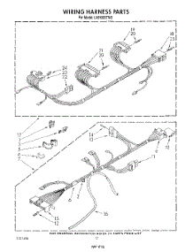 10 - Wiring Harness parts for Whirlpool Washer LA9800XTG0 from AppliancePartsPros.com