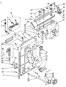 Controls And Rear Panel parts for Whirlpool Washer LA5300XSN1 from AppliancePartsPros.com