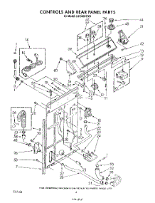03 - Controls And Rear Panel parts for Whirlpool Washer LA5580XTM0 from AppliancePartsPros.com