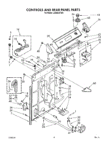 03 - Controls And Rear Panel parts for Whirlpool Washer LA9500XTF0 from AppliancePartsPros.com