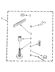 Miscellaneous parts for Whirlpool Washer LA5300XSG2 from AppliancePartsPros.com