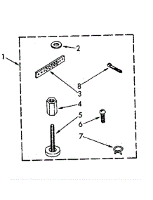 Miscellaneous parts for Whirlpool Washer LA7800XSN1 from AppliancePartsPros.com