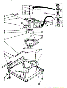Machine Base parts for Whirlpool Washer LA7800XSN1 from AppliancePartsPros.com